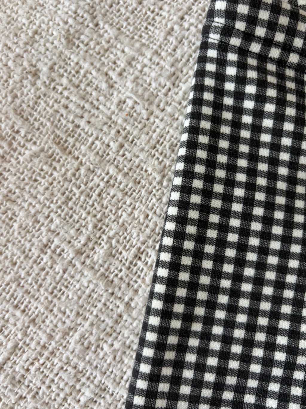 Bébé fleece check pants