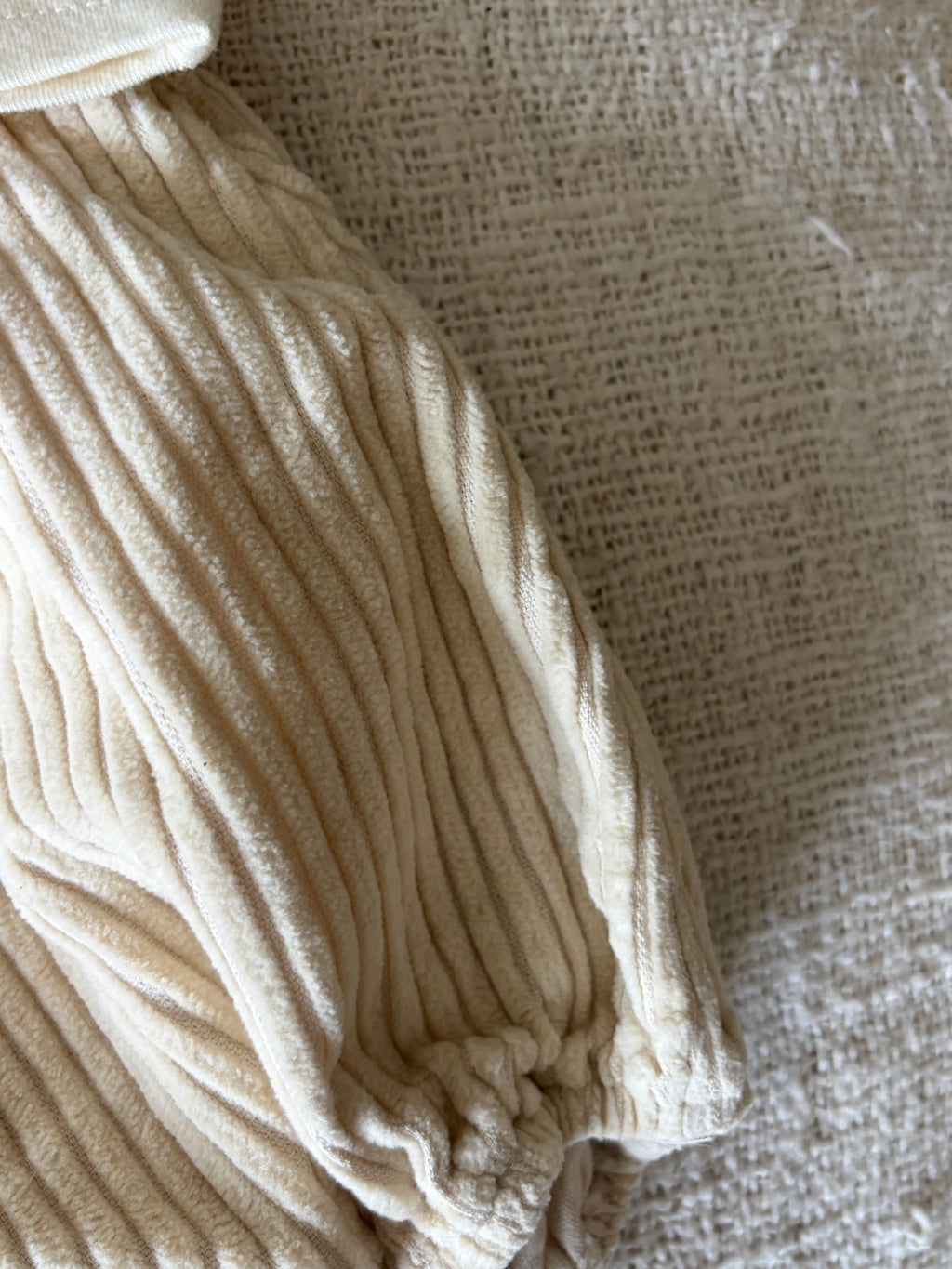 Baby corduroy romper