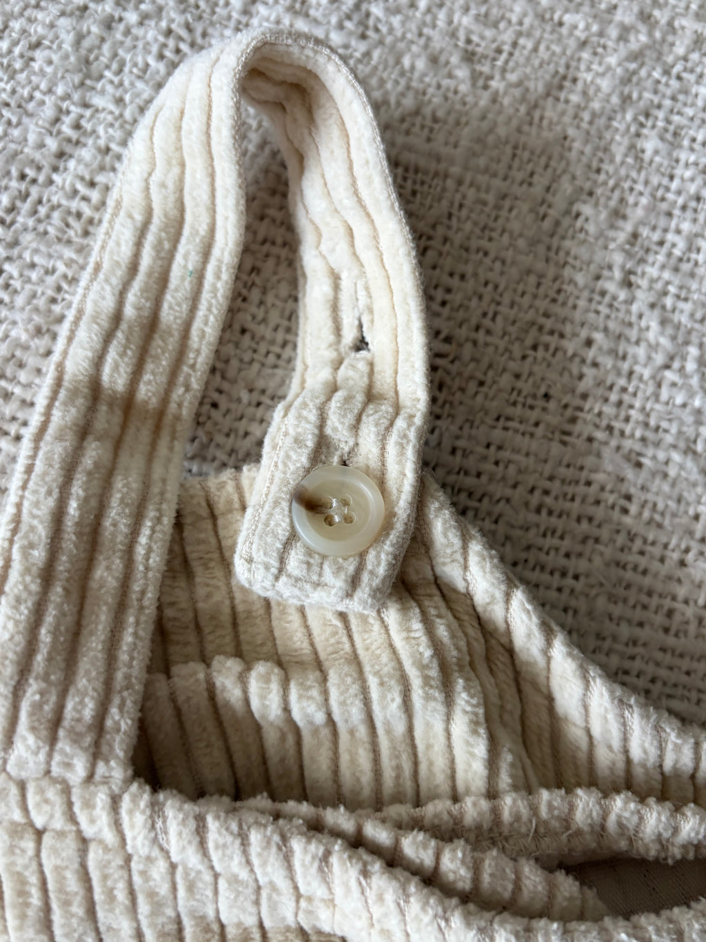 Baby corduroy romper
