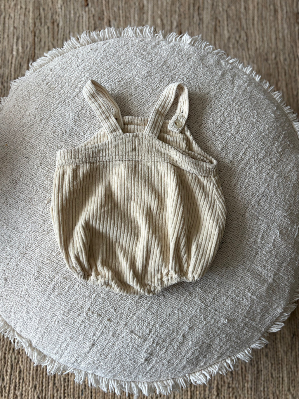 Baby corduroy romper