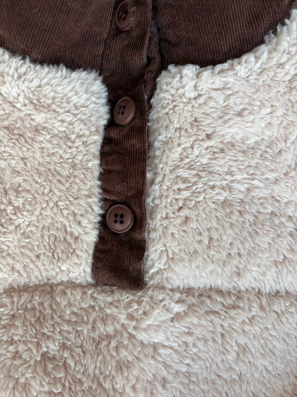 Fleece anorak