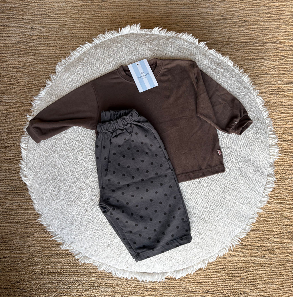 Brown baby longsleeve