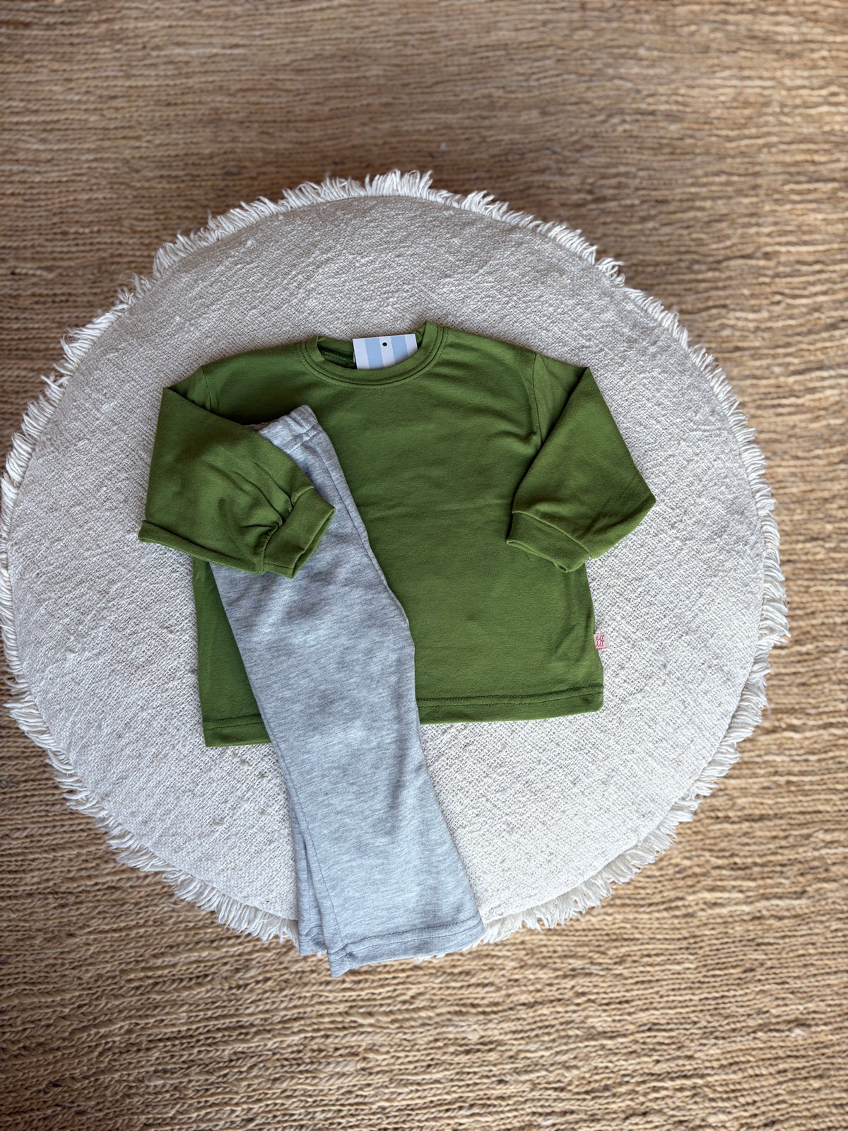 Green baby longsleeve