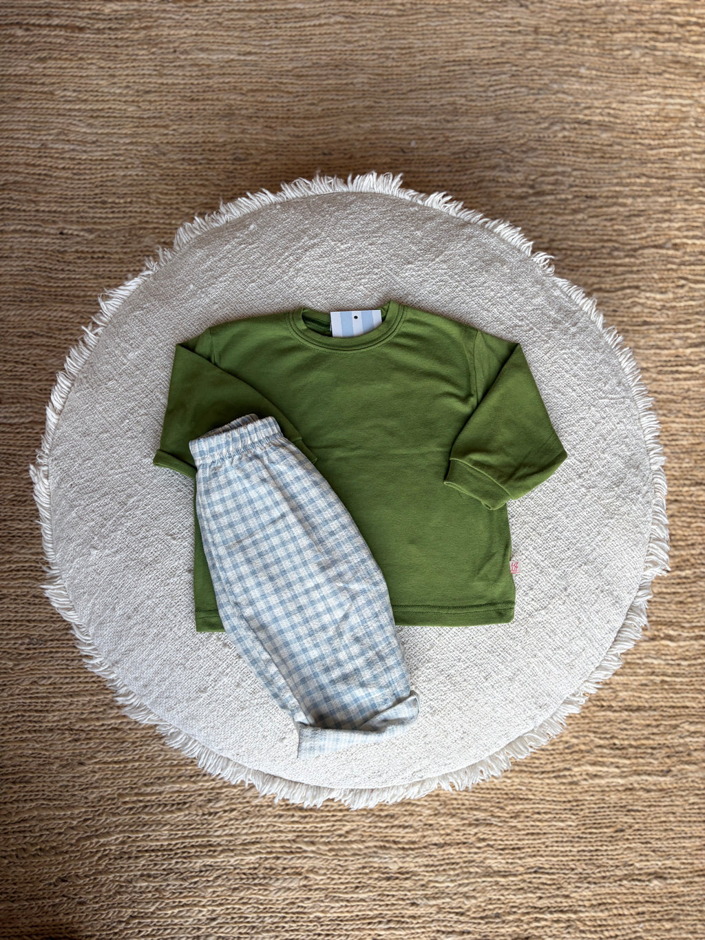 Green baby longsleeve