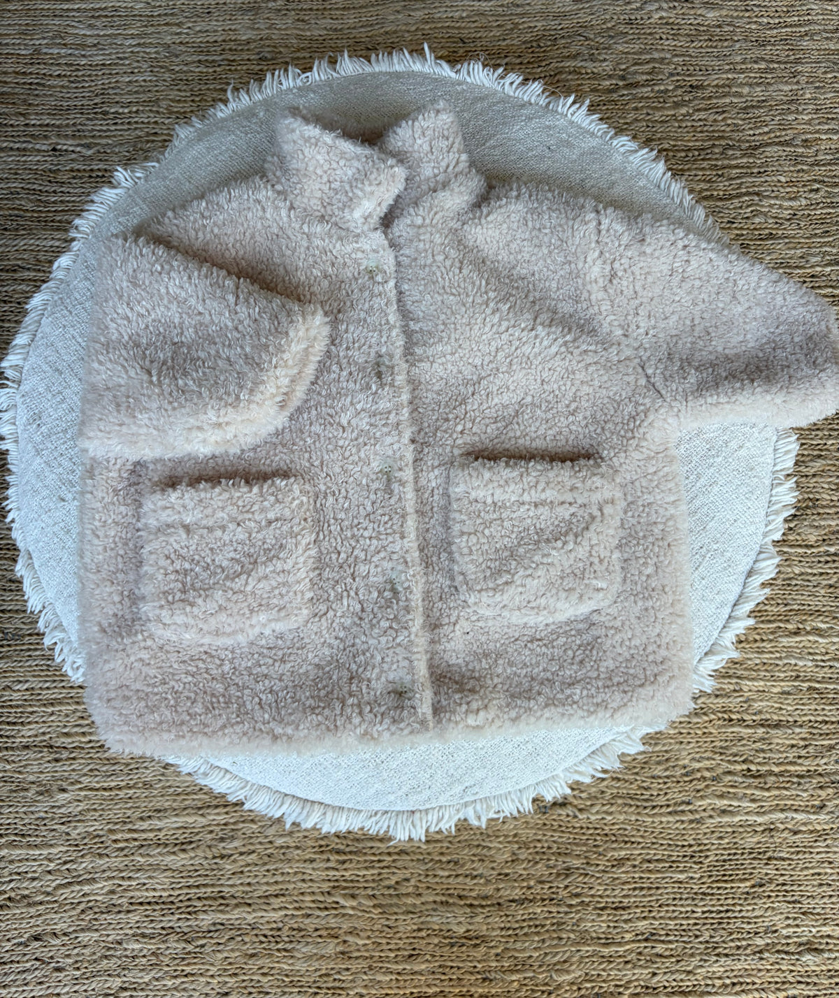 Oversize teddy coat