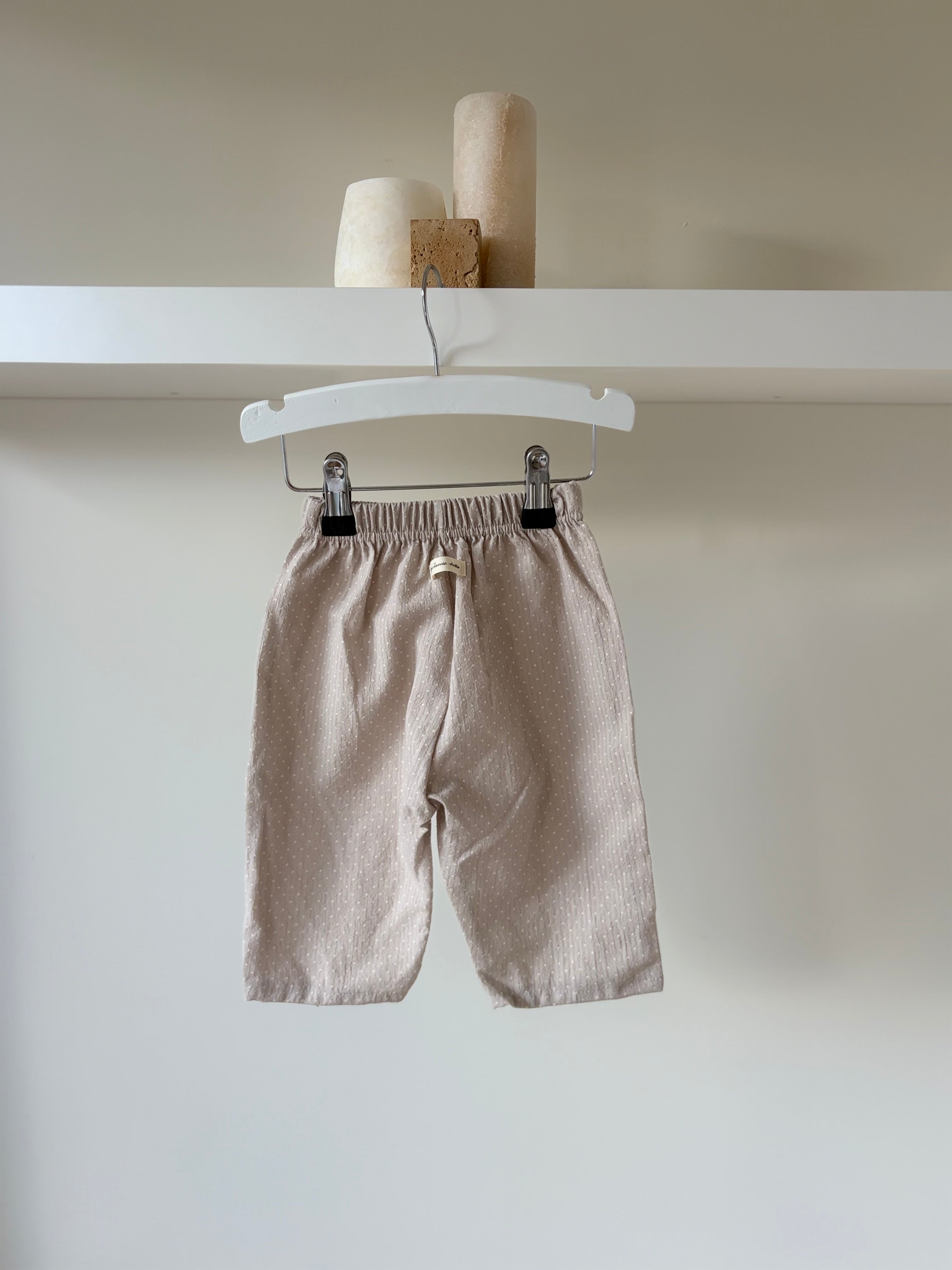 Dotted baby pants
