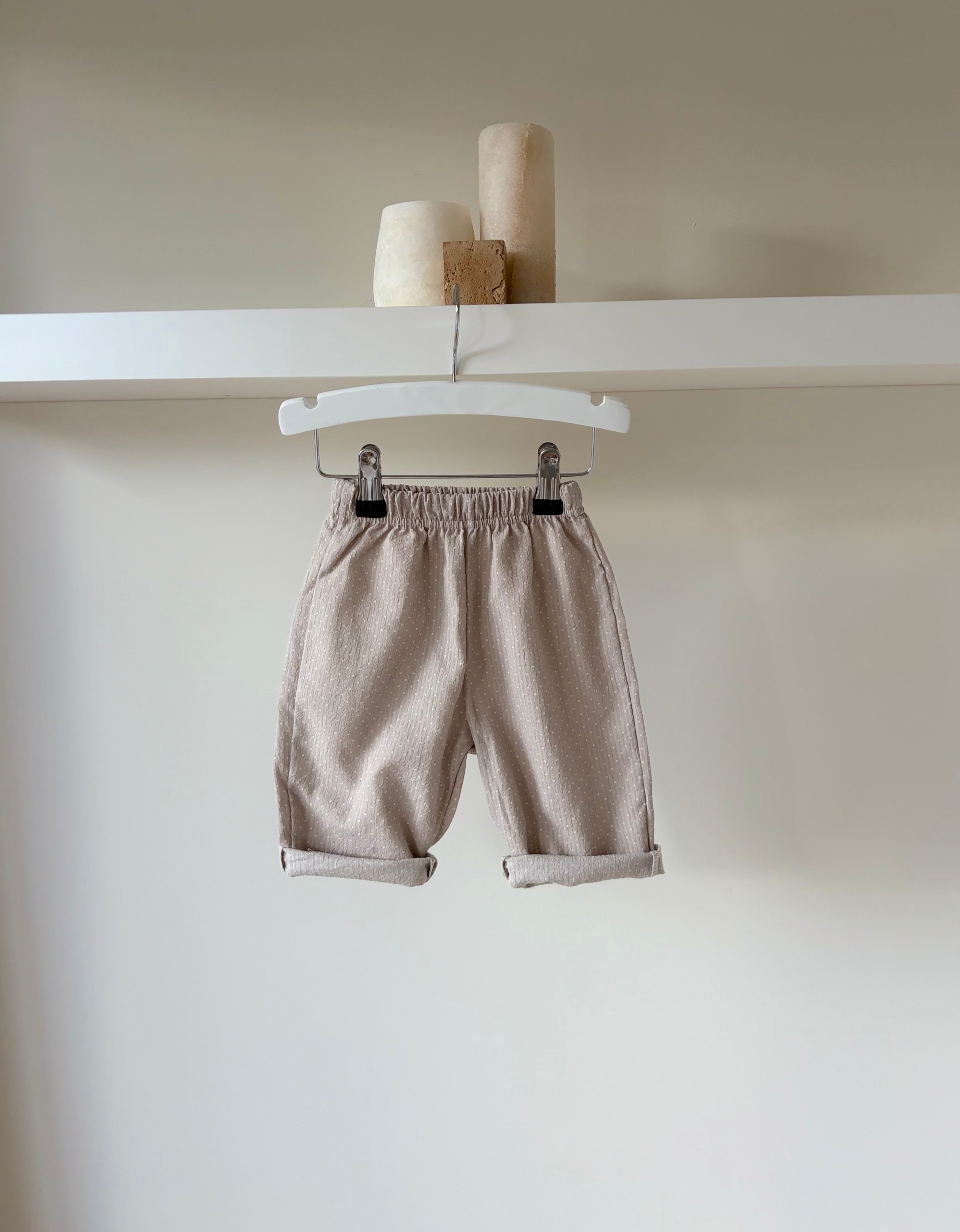 Dotted baby pants