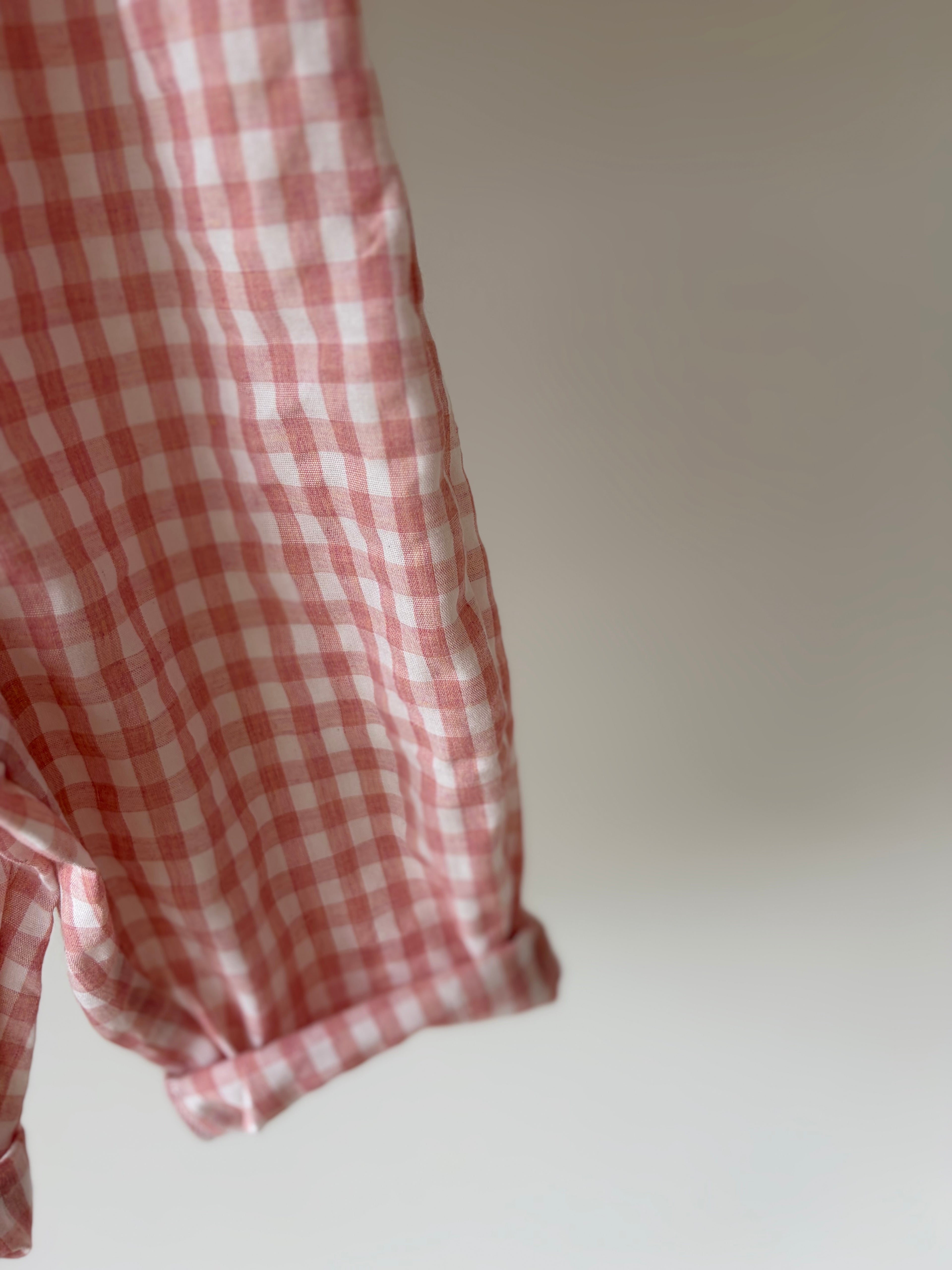 Camille baby checkered pants