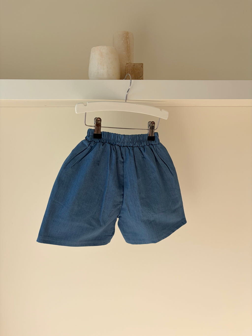 Blue short with pockets