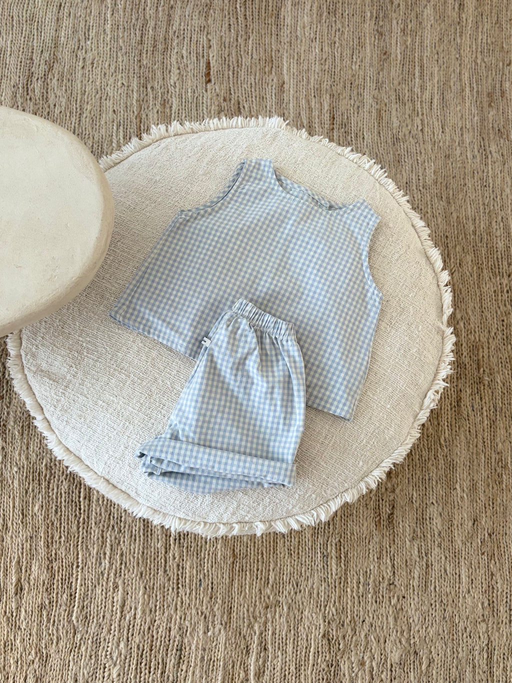 Louise check split top